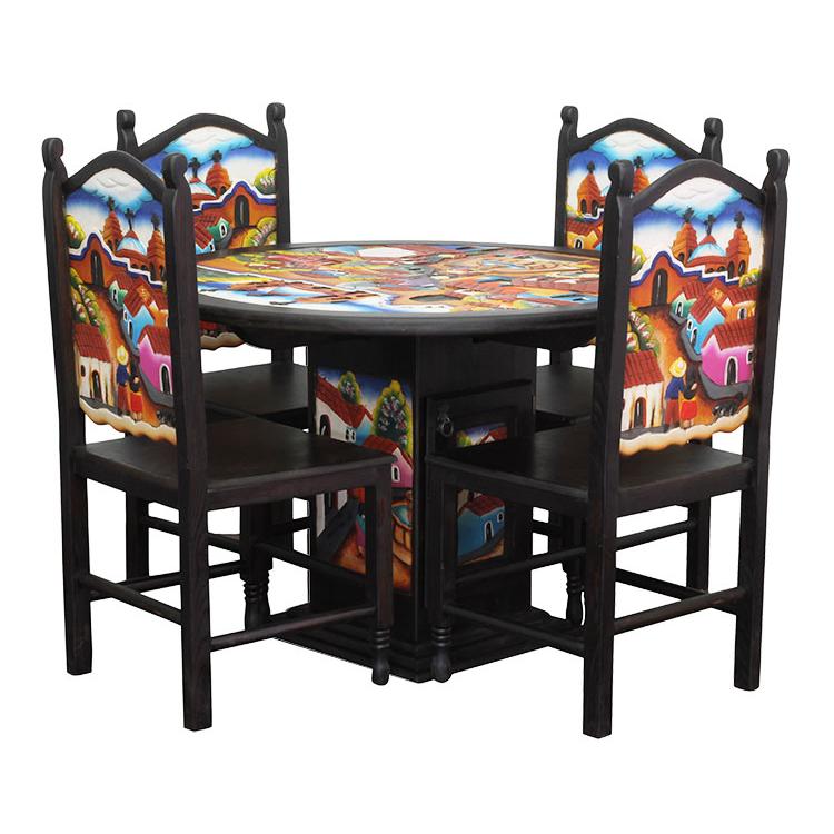 hand painted dining room furniture