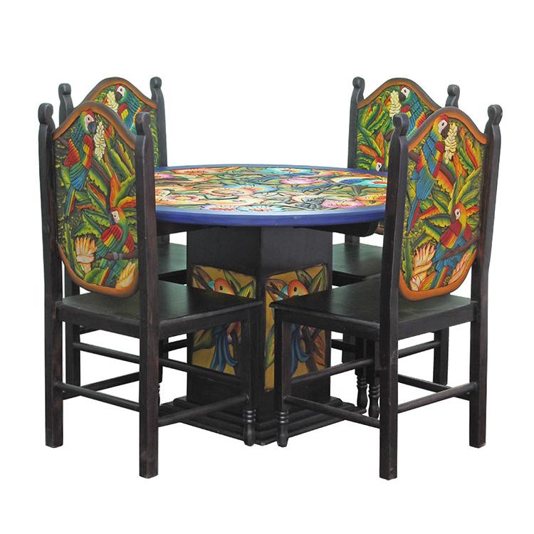 hand painted dining room furniture