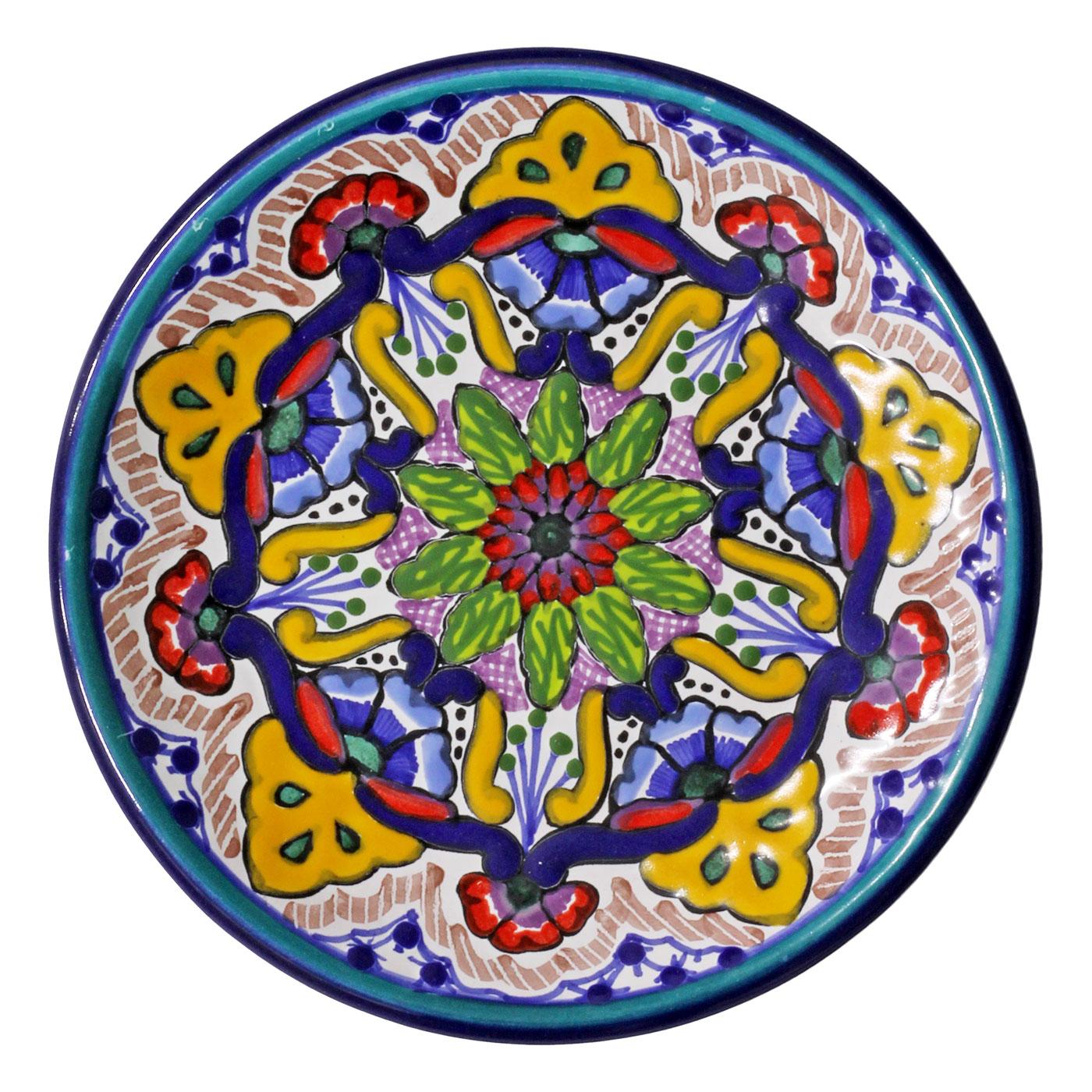 Decorative Mexican Talavera Plates - Hand Crafted Dinner Plates