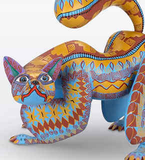 Mexican Folk Art Oaxacan Carving and Carvings.