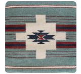 Wool Throw Pillow: Zapotec Design FL4