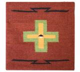 Wool Throw Pillow: Zapotec Design PMC-2